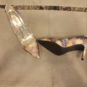 Multi-colored party shoes